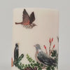 Winter Birds Candle